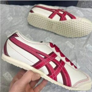 Onitsuka Tiger Men's Red and White Trainers